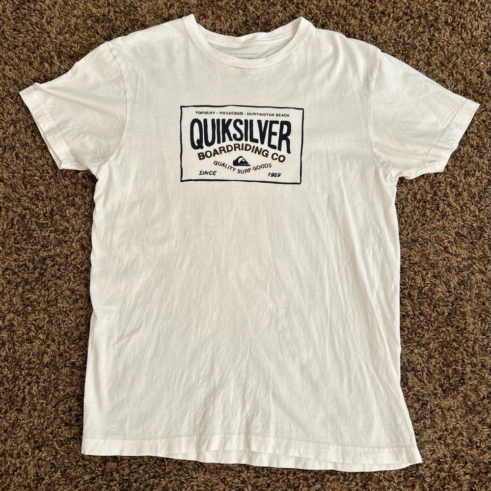 Quiksilver Cream Graphic Tee